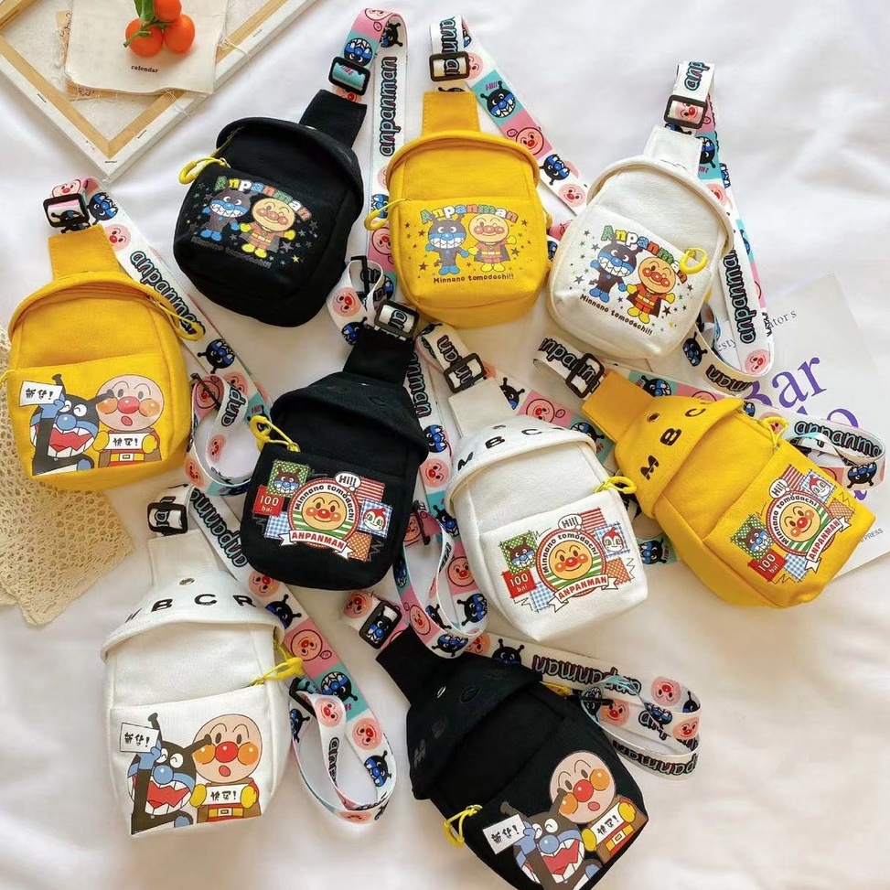 Selalu Baru WAIST BAG ANAK PEREMPUAN  LAKI  LAKI FASHION KOREA TAS DADA ANAK BAHAN KANVAS  TAS IMPOR