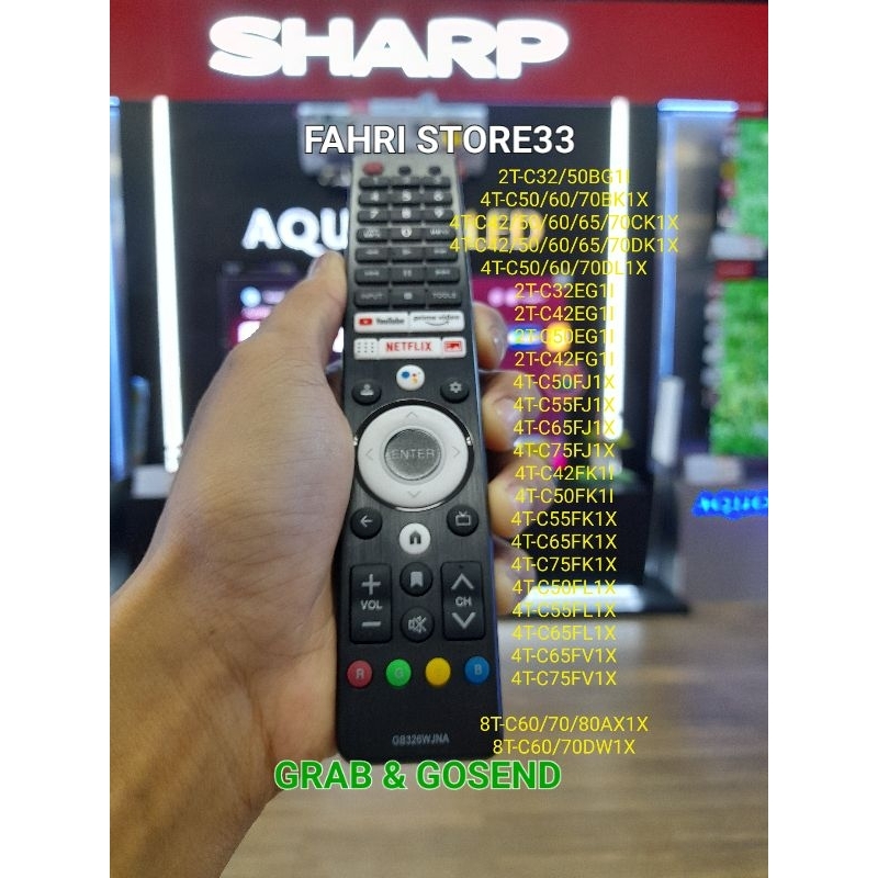 Remote Tv Android Sharp Google Tv ( Non Voice ) New