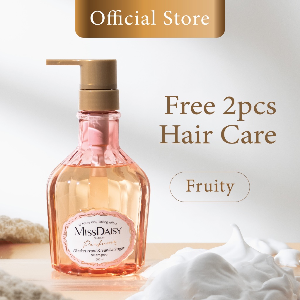 	 MISS DAISY | Blackcurrant & Vanilla Sugar | Anti Ketombe | Berminyak | Lepek | French Perfume Shampoo | BPOM | Gentle Shampoo	
