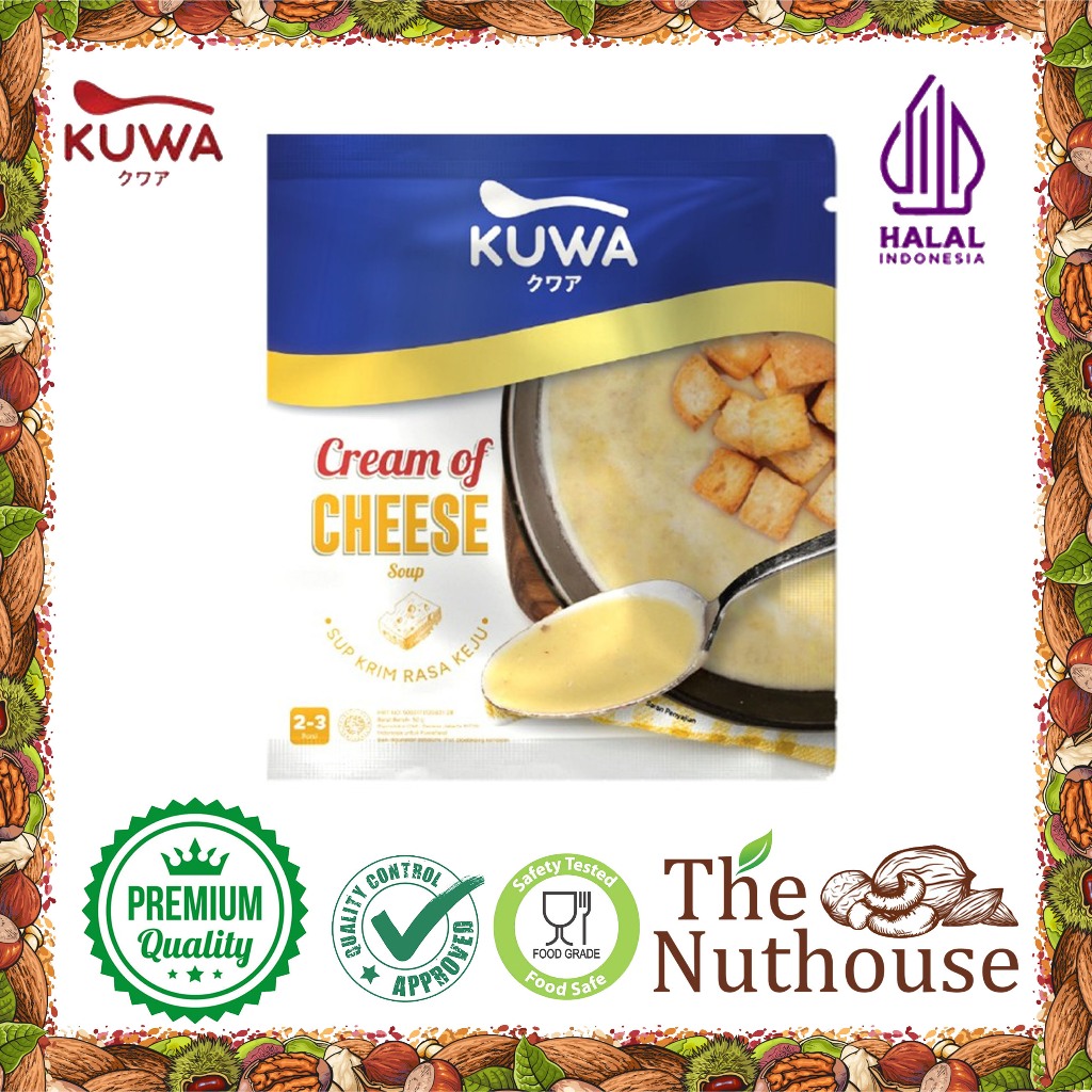 

KUWA Cream of Cheese Soup / Sup Krim Keju 40gr [HALAL]