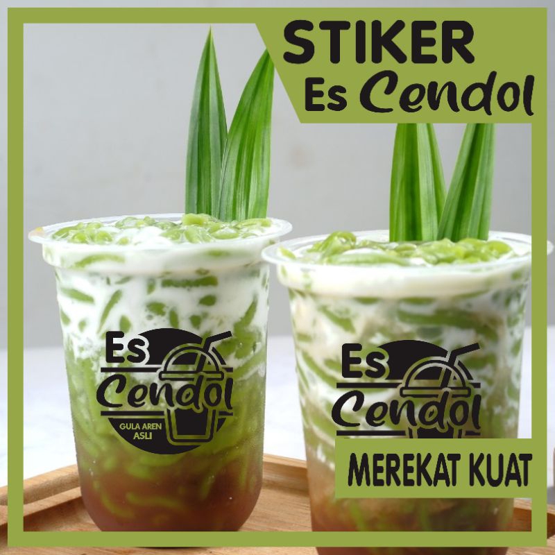 

STIKER TRANSPARAN ES CENDOL ISI 100PCS