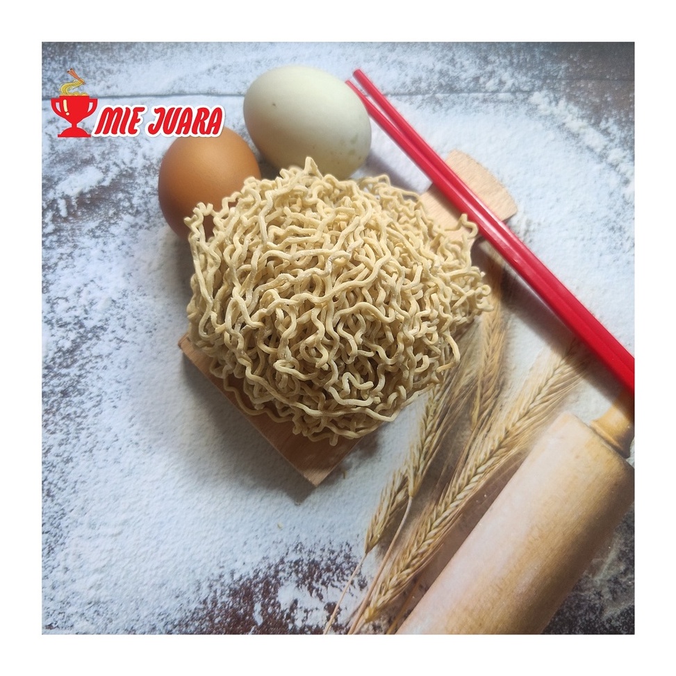 

SUPER DISKON Mie Mentah Telur Bebek Garing Kenyal Bakmi Mentah Juara 1 kg