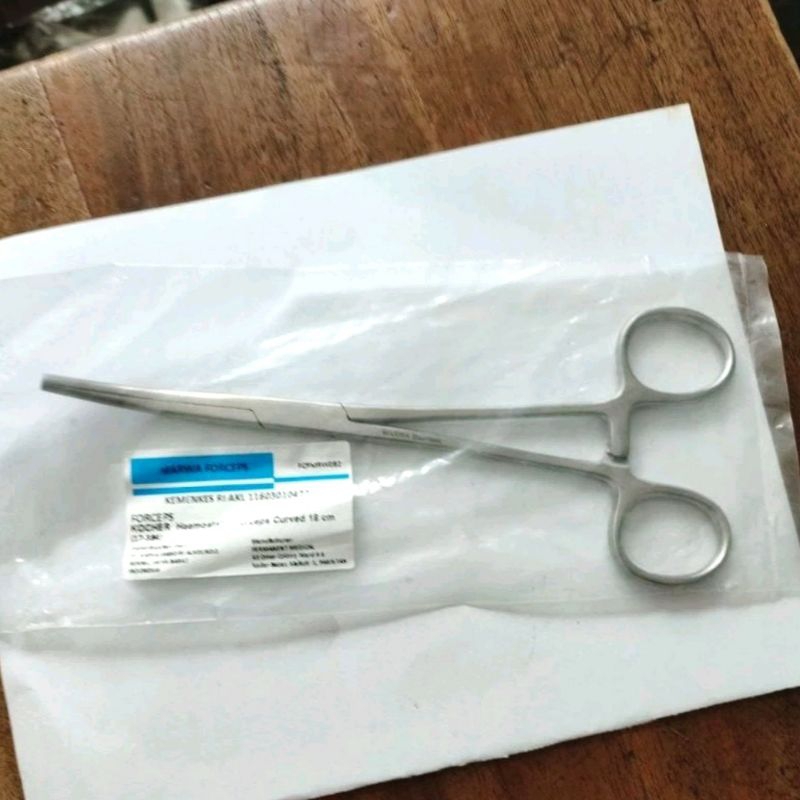 Gunting Operasi Klem Koher Lurus/Bengkok 18cm