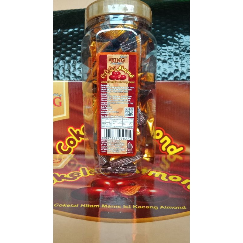 

cokelat almond / cokelat musdalifah 1toples