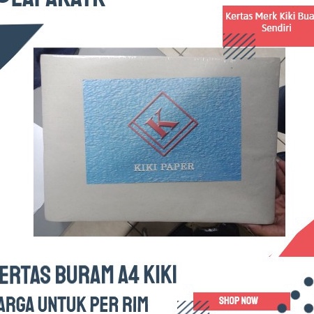 

HOT KIKI Kertas Buram A4 Kertas koran a4 335 LEMBAR