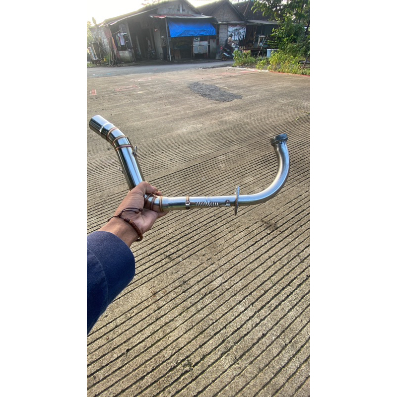 leher knalpot  mio sporty cobra inlet38/50