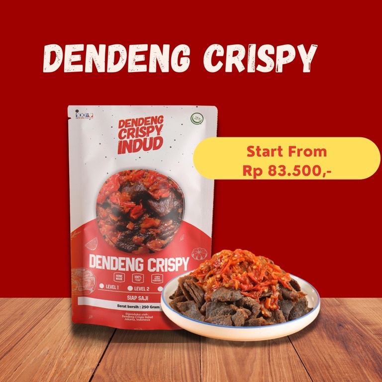 

GROSIR Dendeng Sapi Crispy Kering Indud 125 Gram 25 Gram