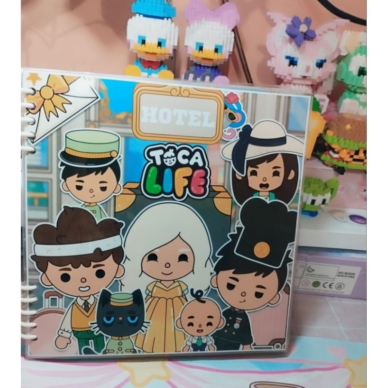 ❤Paper Doll TOCA BOCA HOTEL|buku mainan|buku edukasi|toca boca|DIY