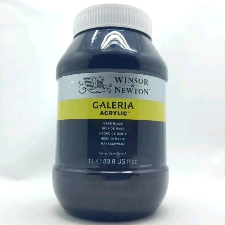 

Cat Akrilik Galeria Acrylic Colour 1 Litre MARS BLACK Winsor & Newton