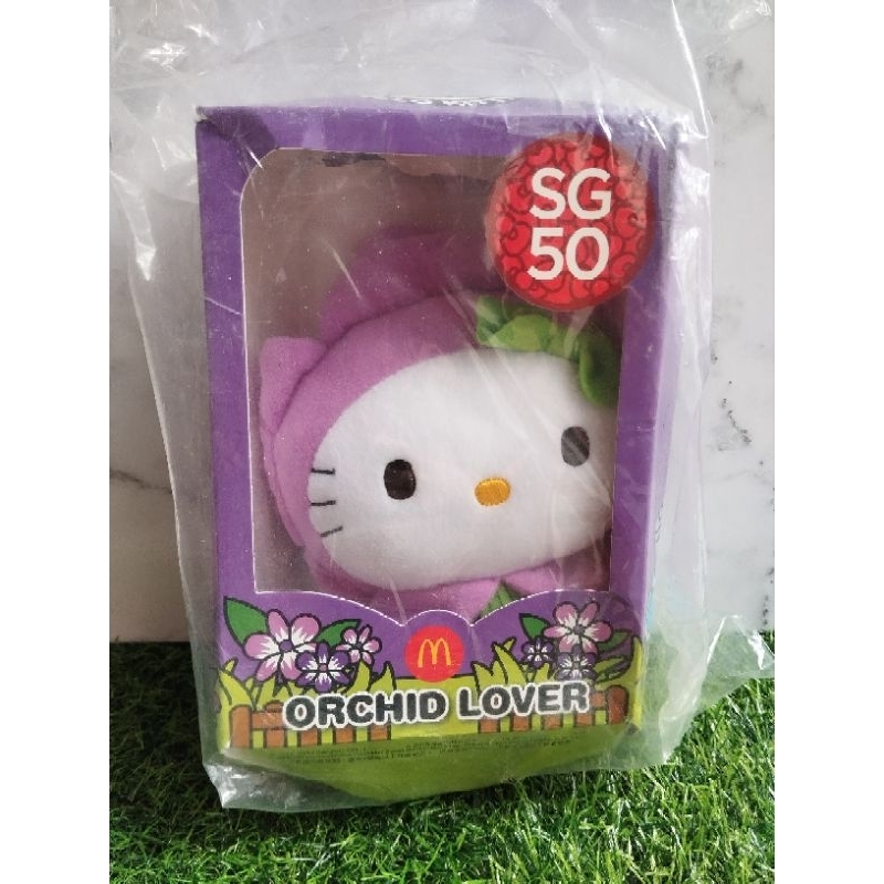 SALE Boneka Hello Kitty SG50 Singapore Series Orchid Lover Mcd 2015