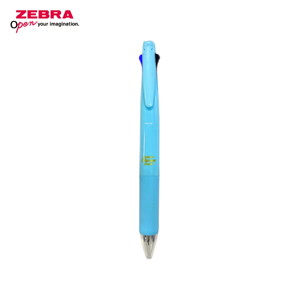 

ZEBRA Clip-on Multi Pulpen Multifungsi 4 Warna 0.7mm 5in1 Pensil Mekanik Multicolor Pen