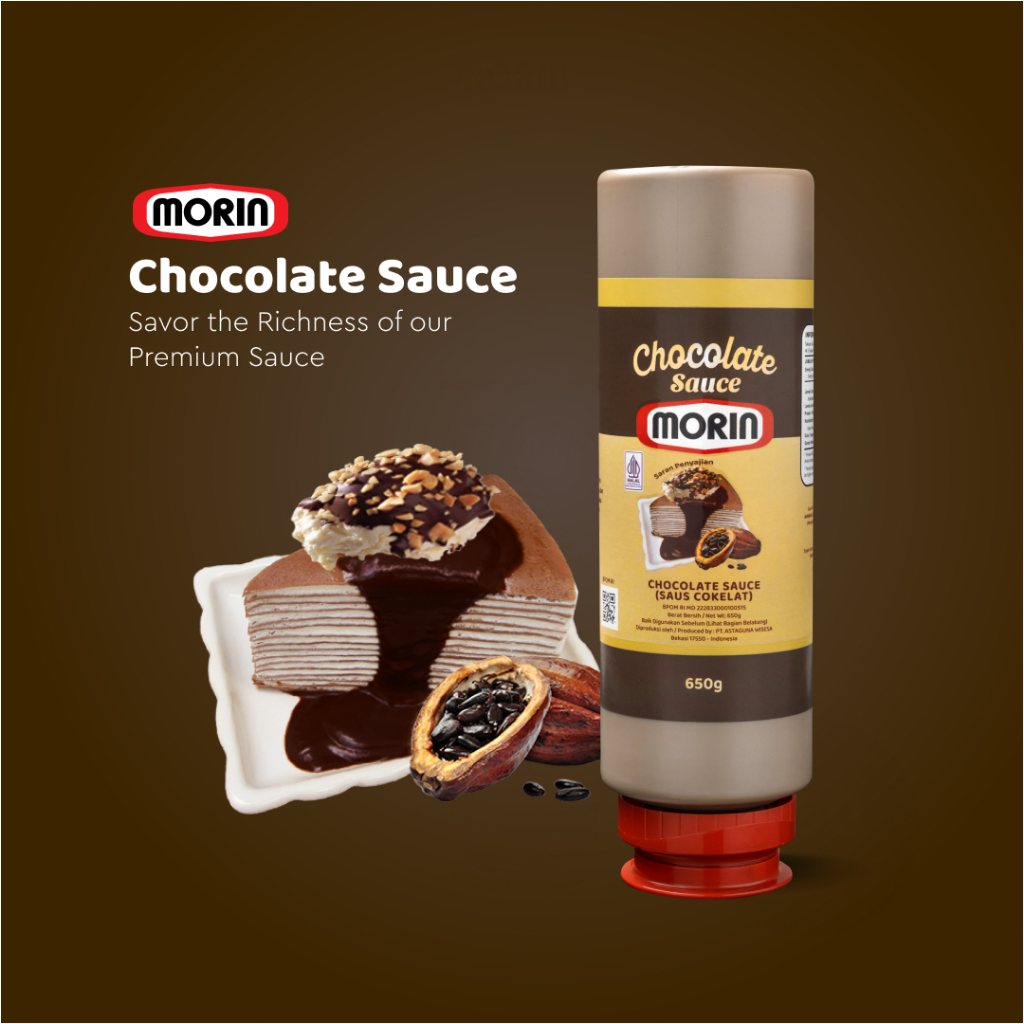 

Morin Chocolate Sauce 650gr – Topping Saus Coklat