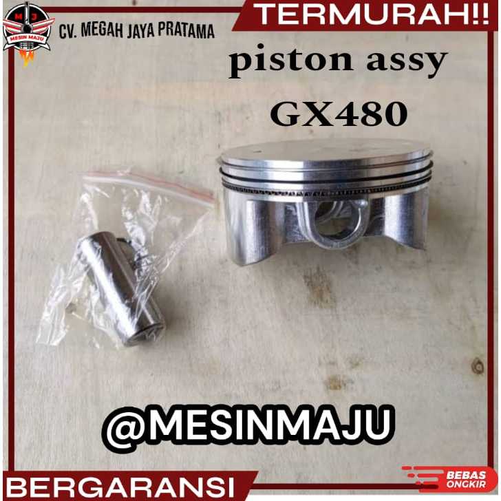 GX480 PISTON SET / PISTON GX480 LENGKAP RING MESIN BENSIN 25 HP