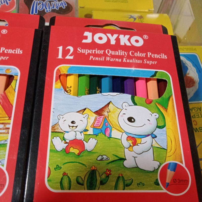 

Pensil Warna Joyko Kecil isi 12