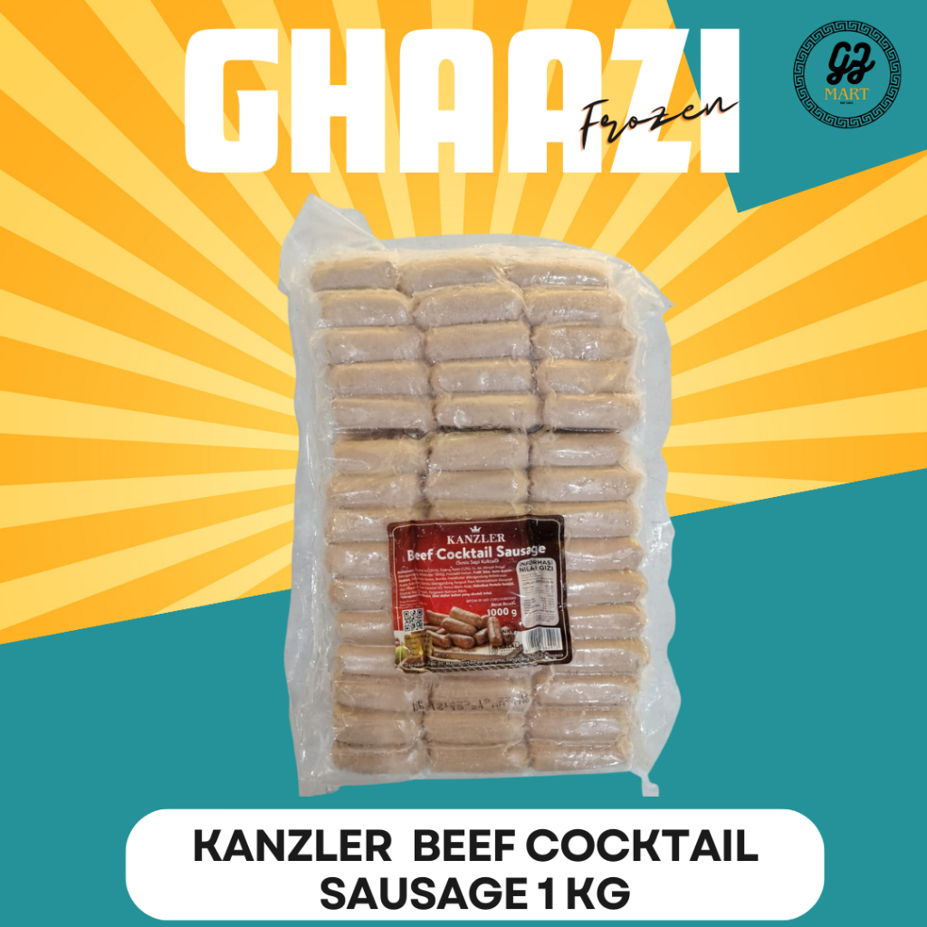 

KANZLER BEEF COCKTAIL SAUSAGE 1 KG