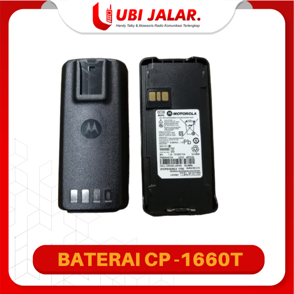 Battery HT Motorola CP1660 Baterai HT Motorola cp 1660