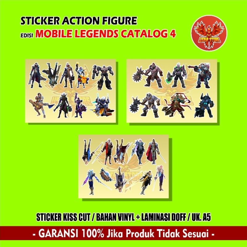 Stiker Pack Action Figure - Mobile Legend Part 4