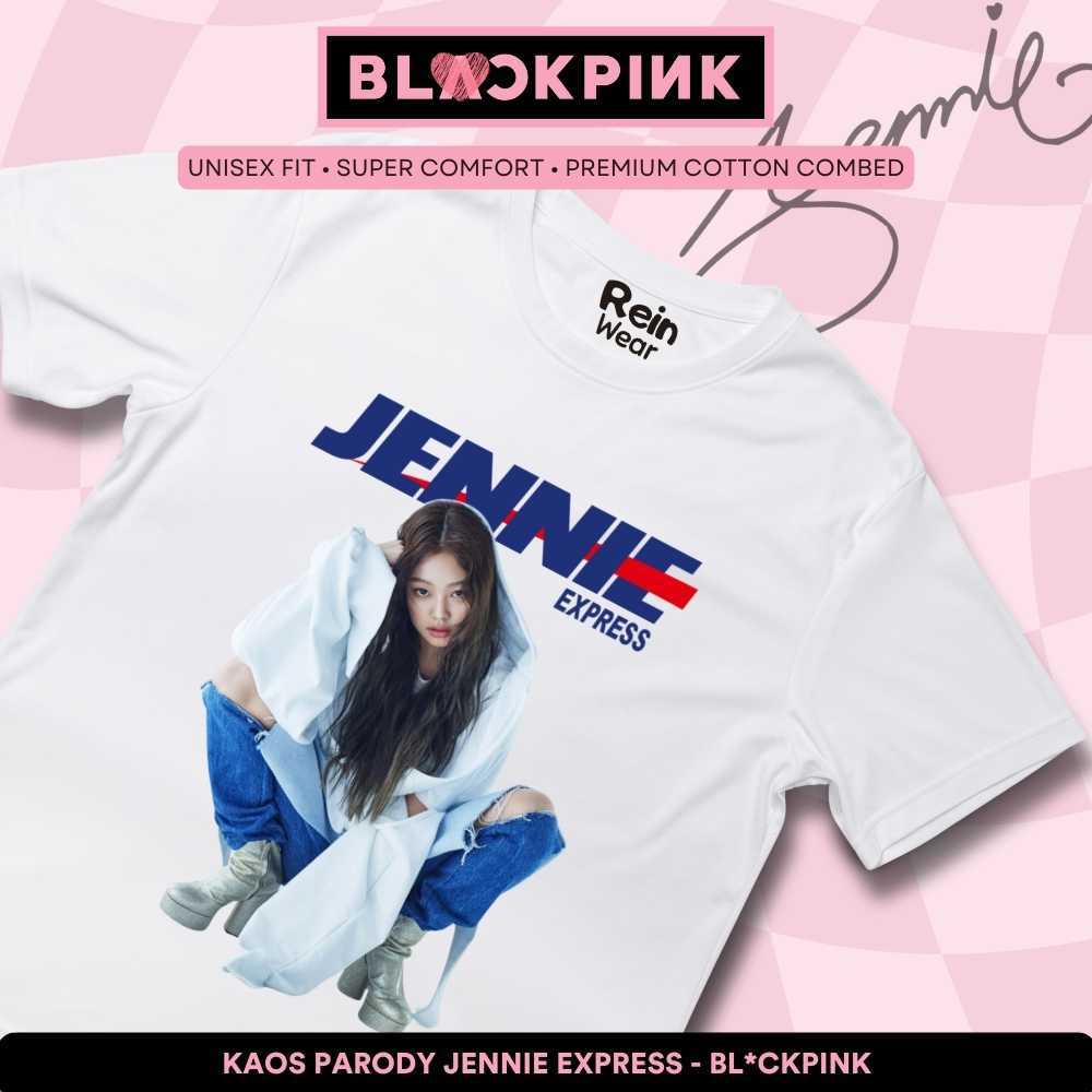 Kaos Jennie Blackpink Express Parody Katun Baju Tshirt Custom Satuan Murah Polos Viral Lucu Unik Ker