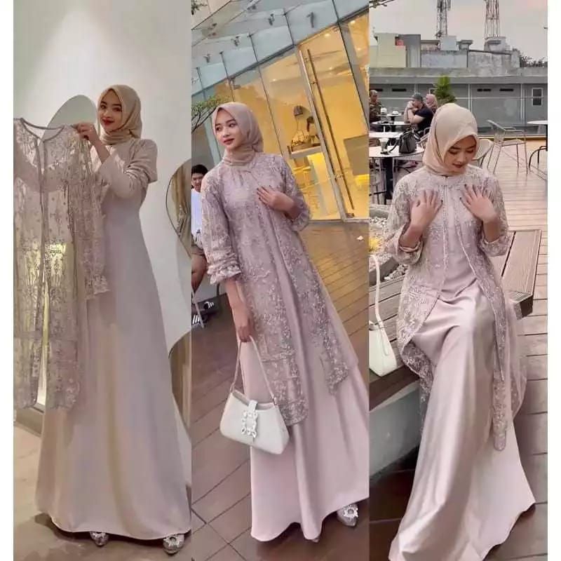 SET GAMIS MOANA TILLE SAPTO / GAMIS JUMBO /GAMIS ANAK / BISA BELI OUTER SAJA ATAU SET GAMIS