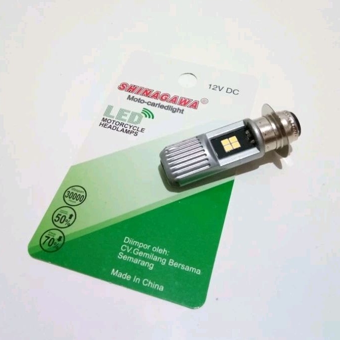 SHINAGAWA lampu LED depan H6 8mata