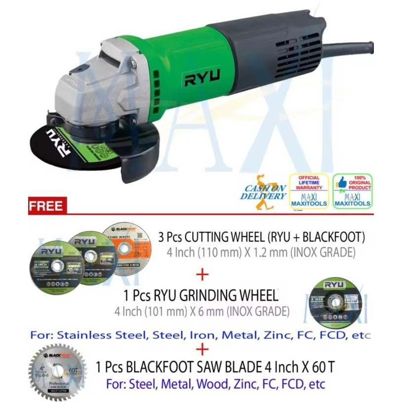 Mesin Gerinda Tangan 4 Inch - Mesin Gerinda - TEKIRO -  BIG PROMO 