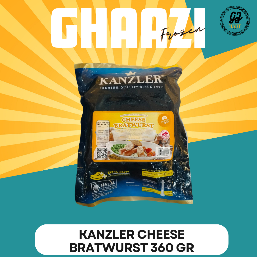 

KANZLER CHEESE BRATWURST 360 GR