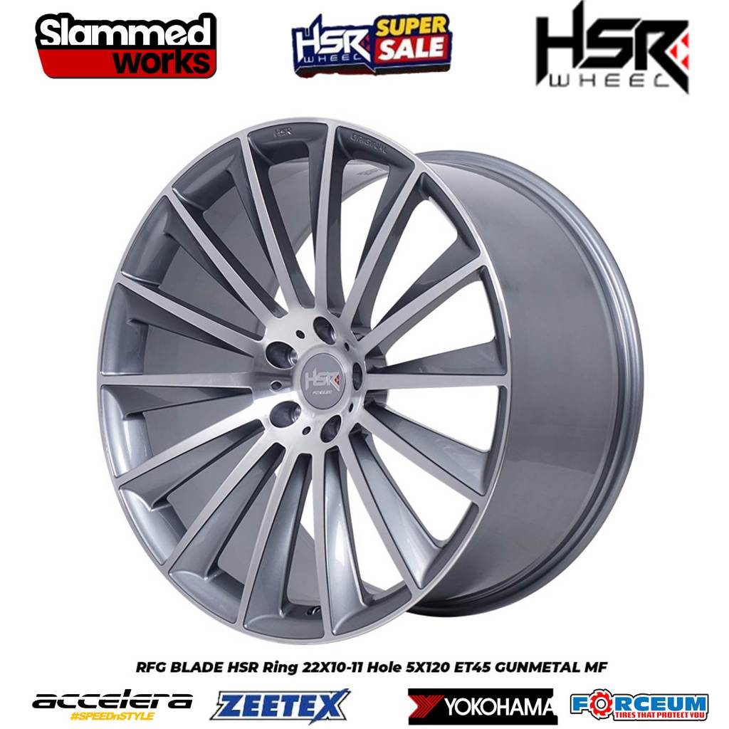 VELG MOBIL BMW EING 22 TYPE RFG BLADE HSR R22X10/11 H5X120 ET45 GMMF (CB2)