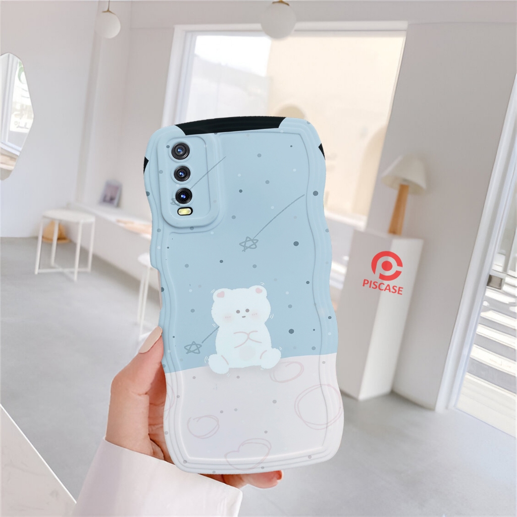 Softcase VIVO Y20 / Y12S / Y20S GELOMBANG Terbaru - Fashion Softcase - Casing VIVO Y20 / Y12S / Y20S