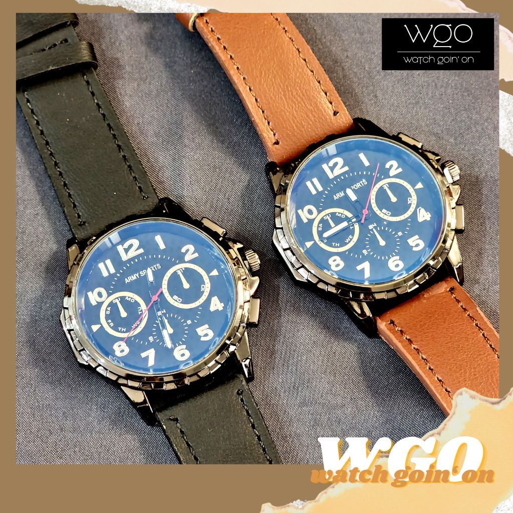 Watch Goin' On x Jam Tangan Pria Army Sports 6041 NEW