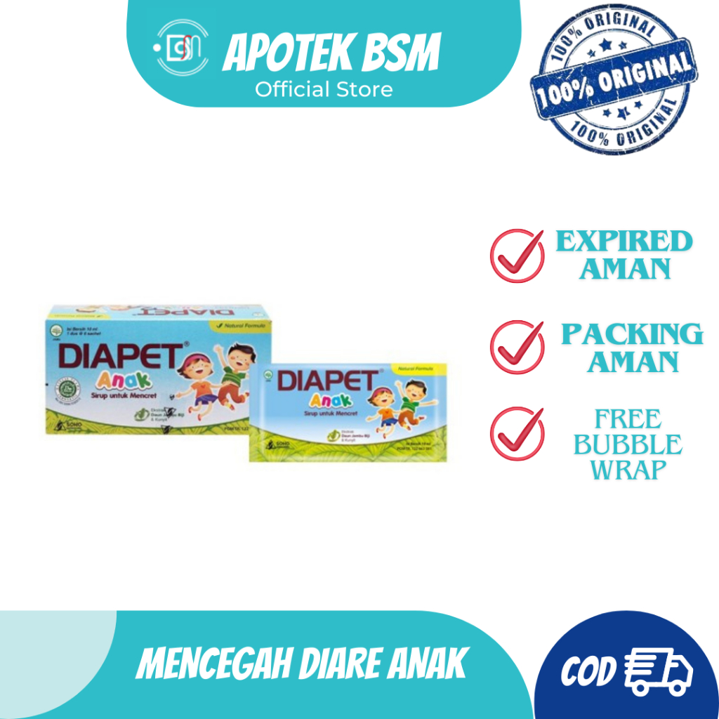 Diapet Anak - Sirup Obat Diare Mencret Anak