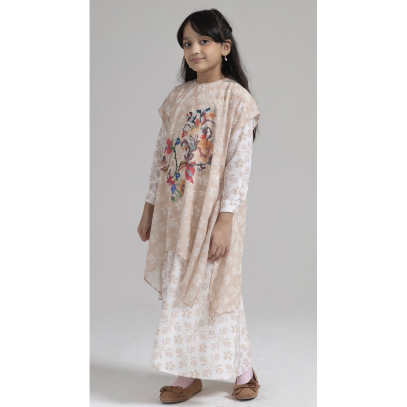 Kanari Dress Girl Baju Muslim Anak Perempuan Riamiranda Selayar Raya Collection RM Lebaran Ria Miran