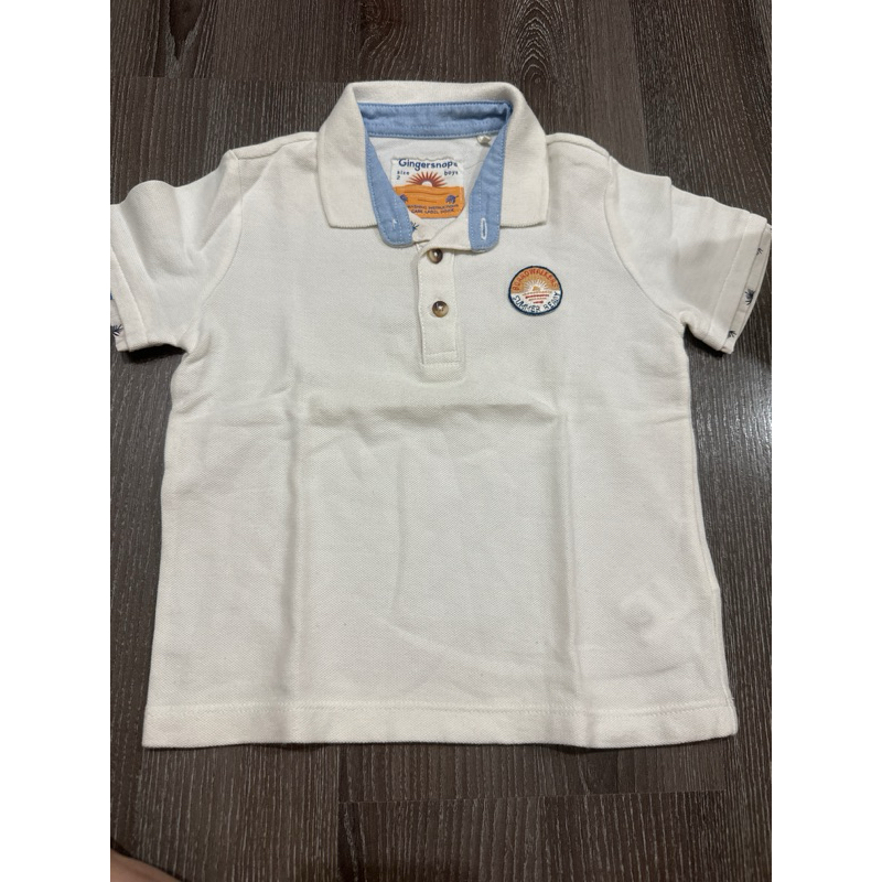 polo shirt gingersnaps putih