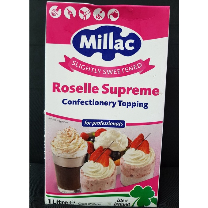 

New event Millac Roselle Supreme Whip whipping cream 1 liter