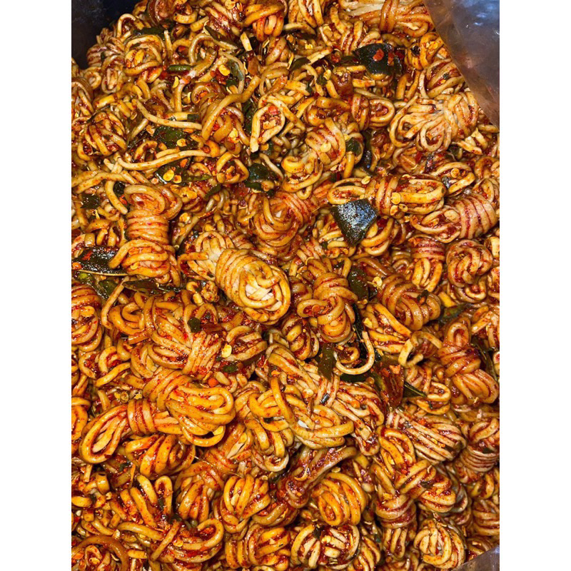 

[READY MEDAN] Mie Gulung Pedas Daun Jeruk 90gr Asin Gurih Renyah