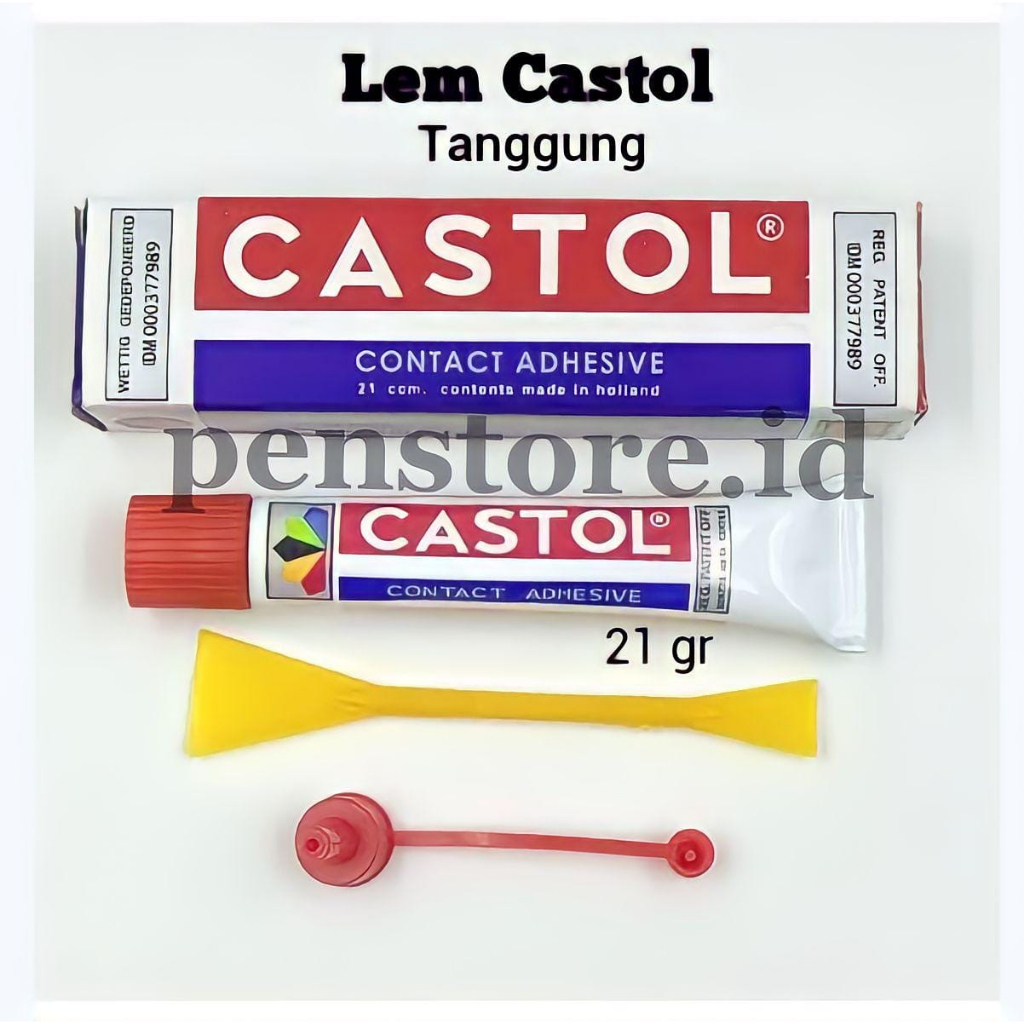 (Ecer) Lem castol 21gr (tgg) / Lem sepatu / Lem karet