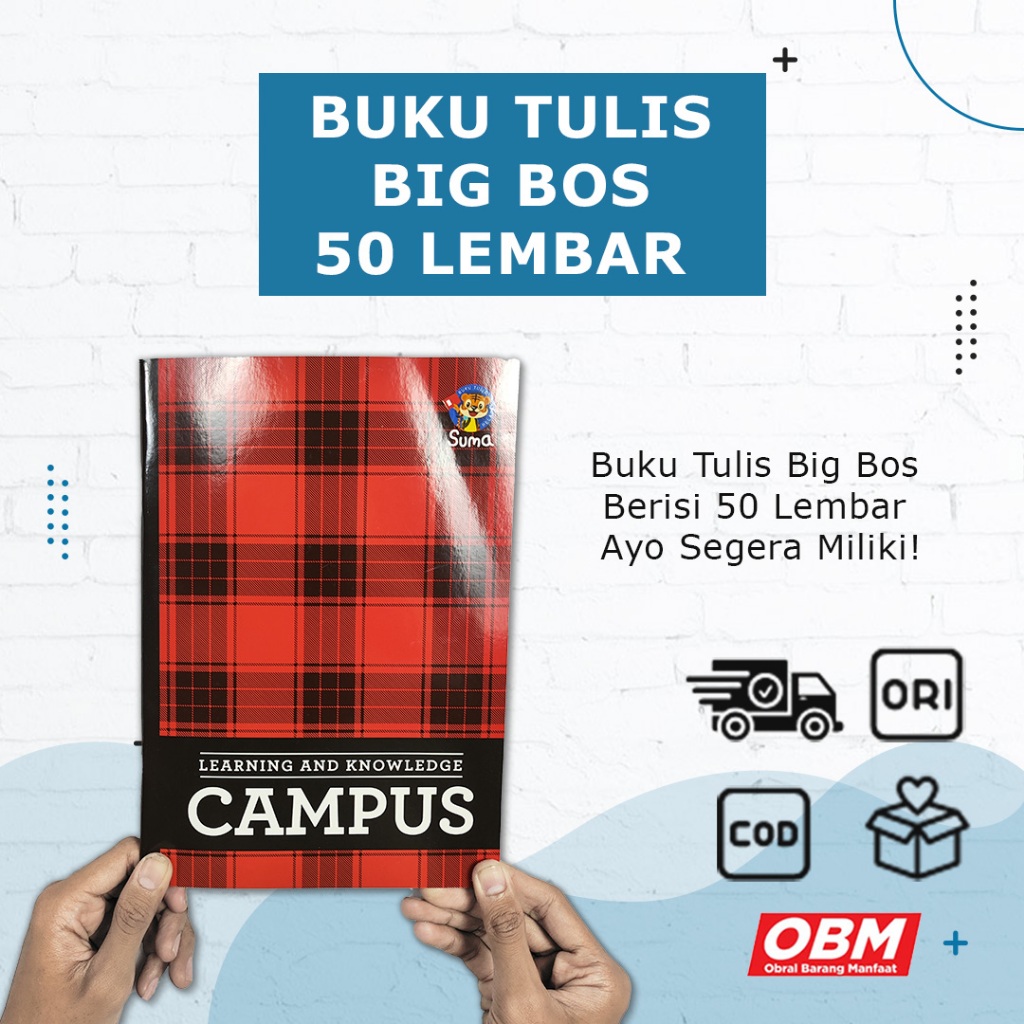 

BigBoss Campus Buku Tulis Isi Varian 36/42/50 Lembar