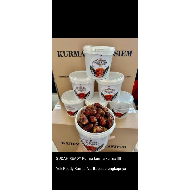 

kurma ember al qassiem berat -/+ 500gr