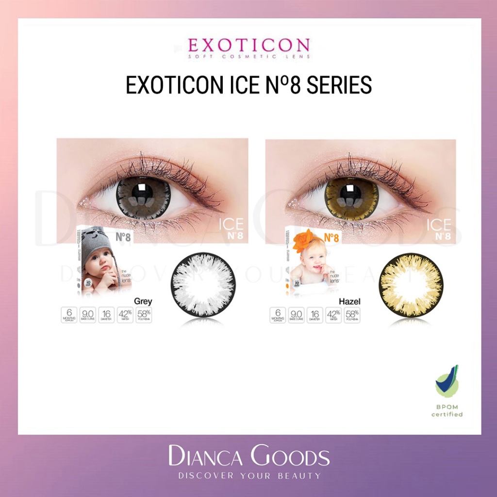 EXOTICON ICE N08 SERIES | Grey / Hazel - Dianca Goods BKL