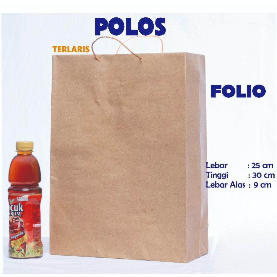 

PAPER BAG FOLIO POLOS / PAPERBAG POLOS 25 X 33 X 9 / TAS KERTAS PERNIKAHAN SOUVENIR / PAPER BAG GIFT / TAS KERTAS KADO