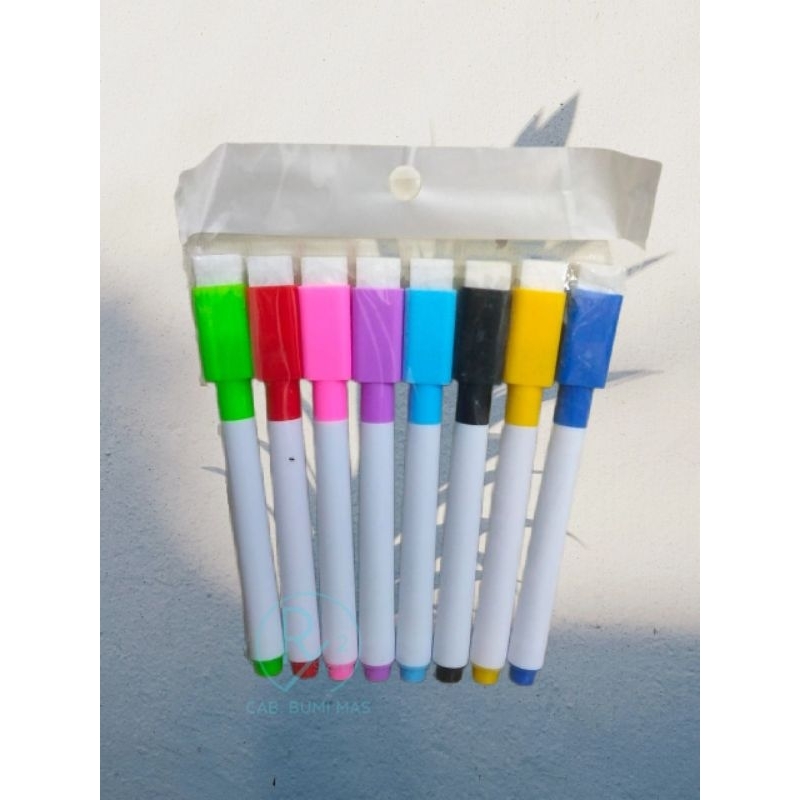 

(1 PCS) SPIDOL PENGHAPUS 8WARNA