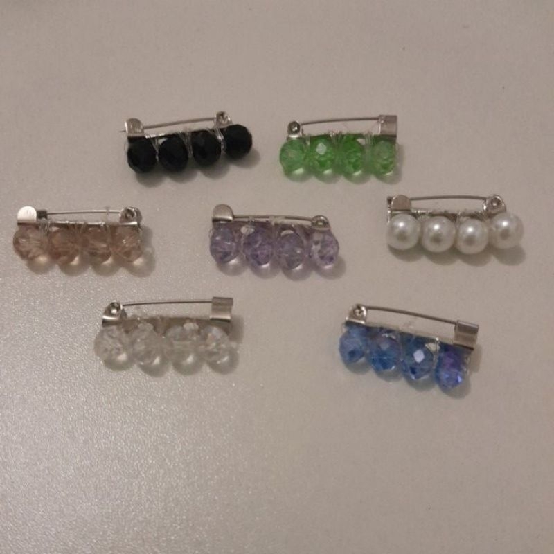 JJ Bros peniti / Bros kupu-kupu / Bros Permata / Peniti kecil / Bros Pita / Bros Hijab