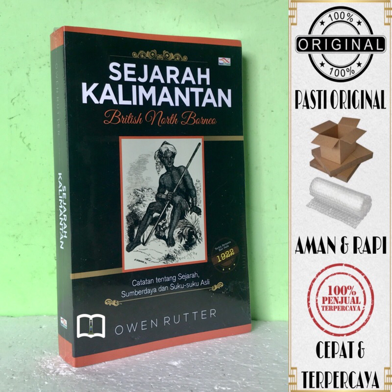 Buku Sejarah Kalimantan - British North Borneo - Owen Rutter