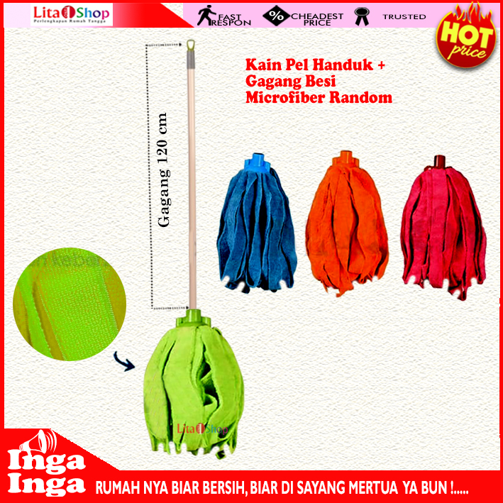 Pel Kijang Fiber | Pel Microfiber | Pel Handuk | Pel Kain | Pel Lantai