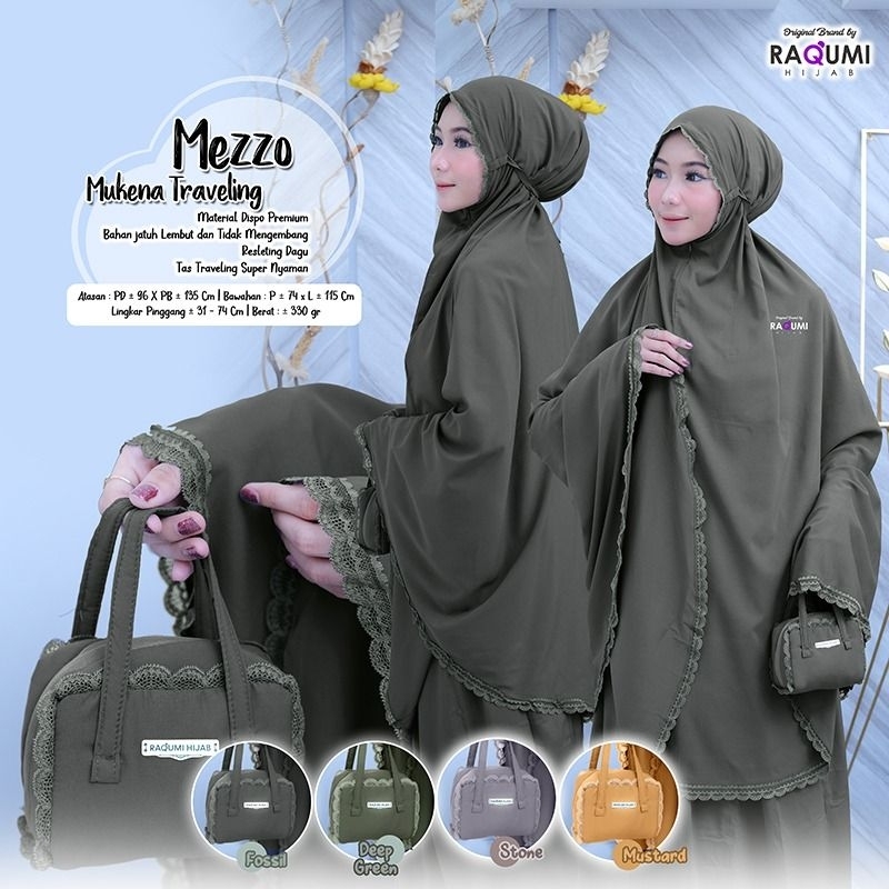 Mezzo mukena travelling by Raqumi