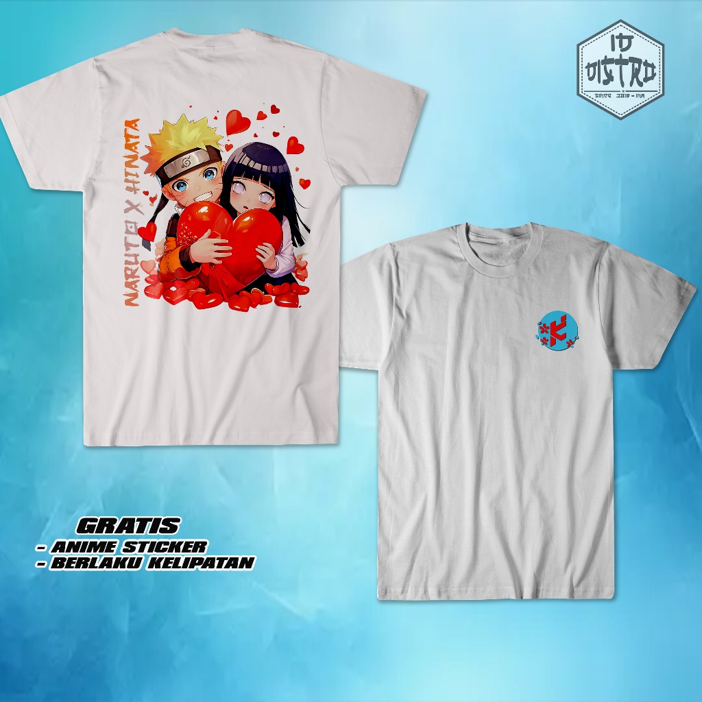 Kaos Anime Premium Naruto X Hinata