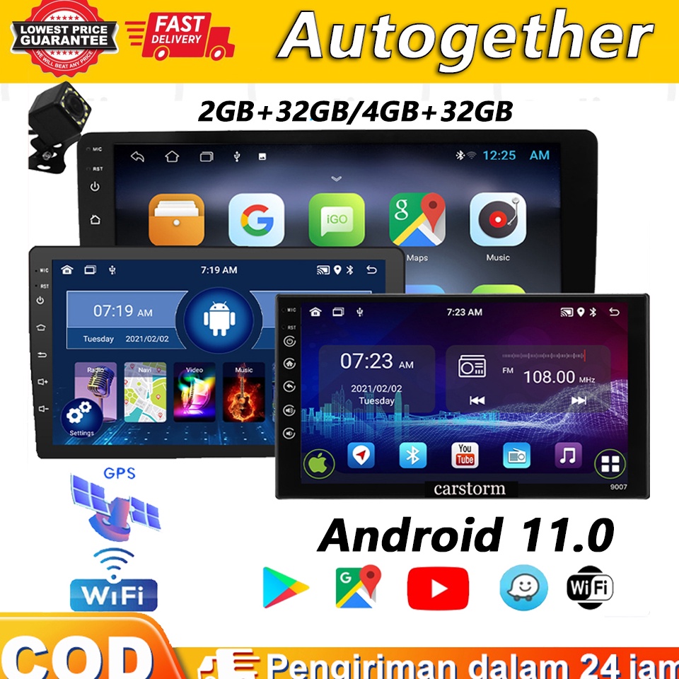 Modern Android Player 791 Inch Android 11 Radio Stereo Tip Mobil Bluetooth Komplit Navigasi Head Uni