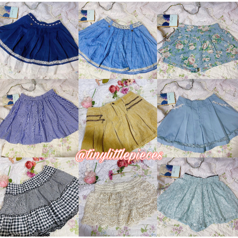 Coquette Cottagecore Skirt/Rok Rokcel  Skort Tutu Y2K Fairycore Vintage vibes Liz Lisa Axes Femme