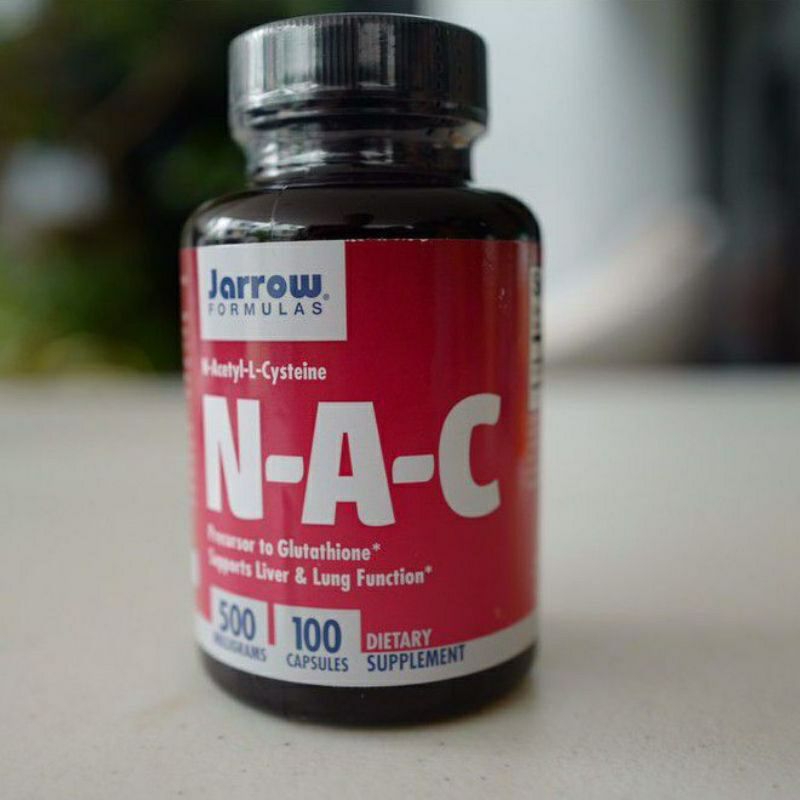 JARROW FORMULAS NAC N-Acetyl-L-Cysteine 500mg Isi 100 Kapsul JARROW NAC USA ORIGINAL