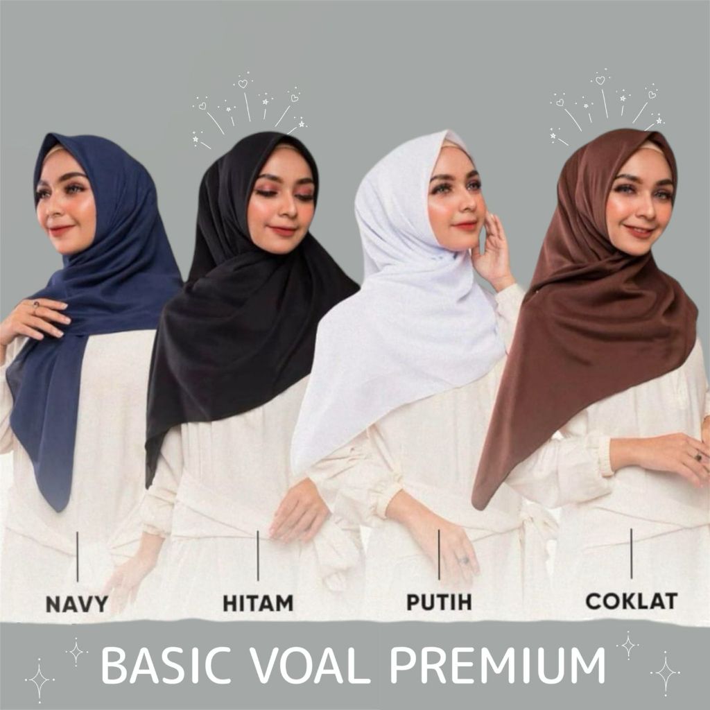 Hijab Basic Voal Umama premium edisi sekolah
