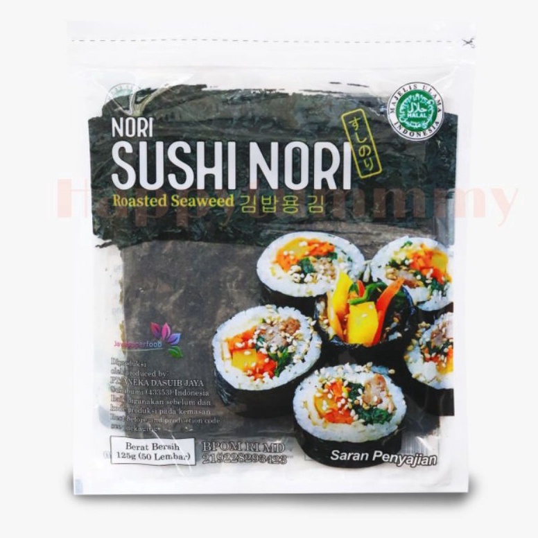 

READY STOK HPT JAVA SUSHI NORI Rumput Laut Kimbap Seaweed Halal MUI